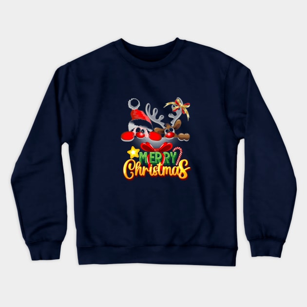 Merry Christmas ! Crewneck Sweatshirt by formony designs